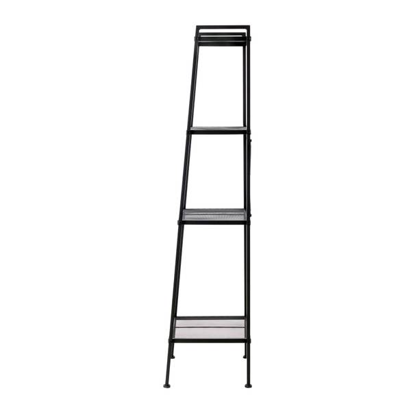 Regal Bufkin - Metall - Schwarz - Breite: 40 cm