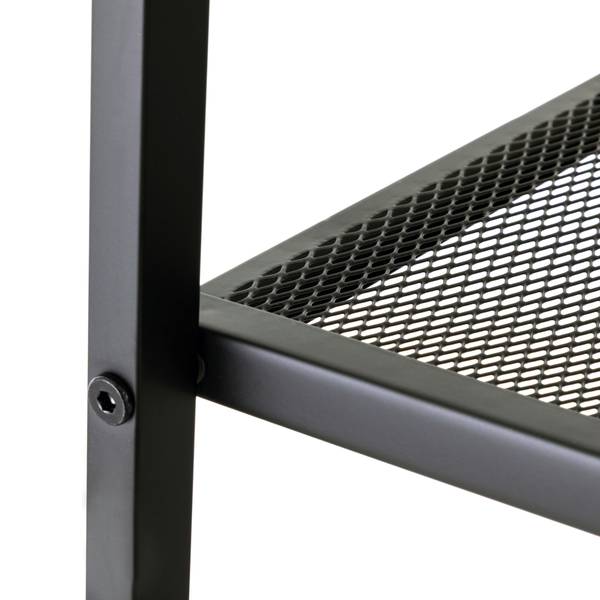 Regal Bufkin - Metall - Schwarz - Breite: 40 cm