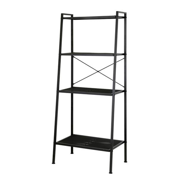 Regal Bufkin - Metall - Schwarz - Breite: 59 cm