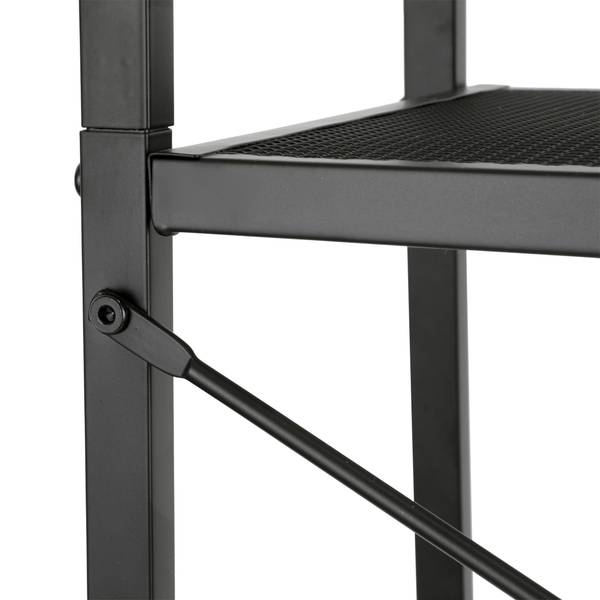 Regal Bufkin - Metall - Schwarz - Breite: 59 cm