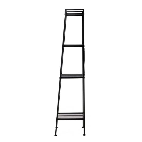 Regal Bufkin - Metall - Schwarz - Breite: 30 cm