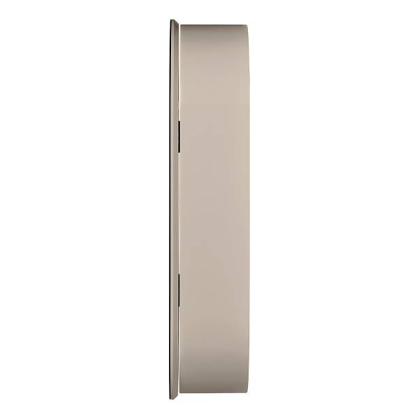 Spiegelschrank LINDHOLM oval - Taupe