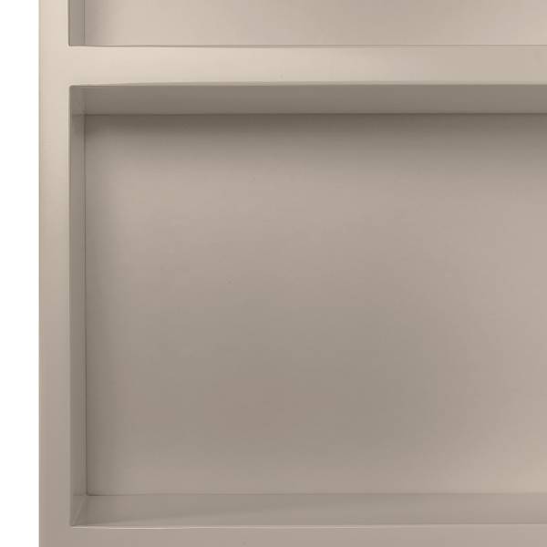 Spiegelschrank LINDHOLM oval - Taupe