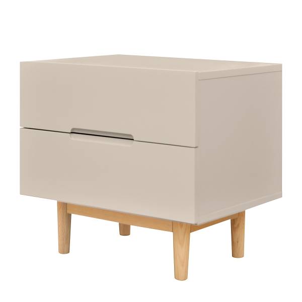 Nachtschrank LINDHOLM - Taupe