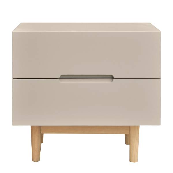 Nachtschrank LINDHOLM - Taupe