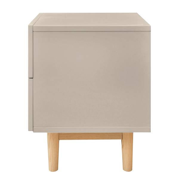 Nachtschrank LINDHOLM - Taupe