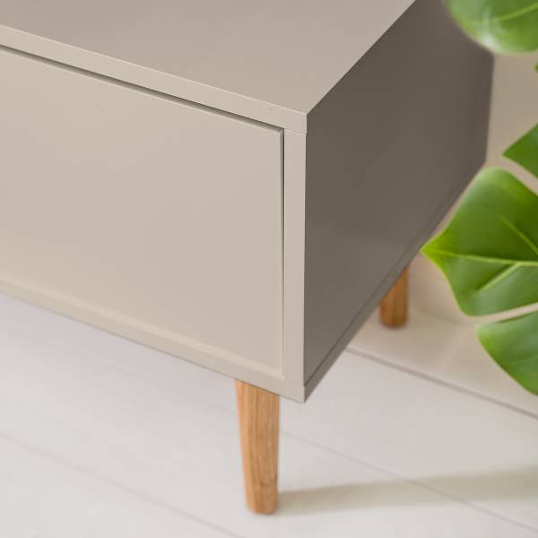 Garderobenbank LINDHOLM - Taupe