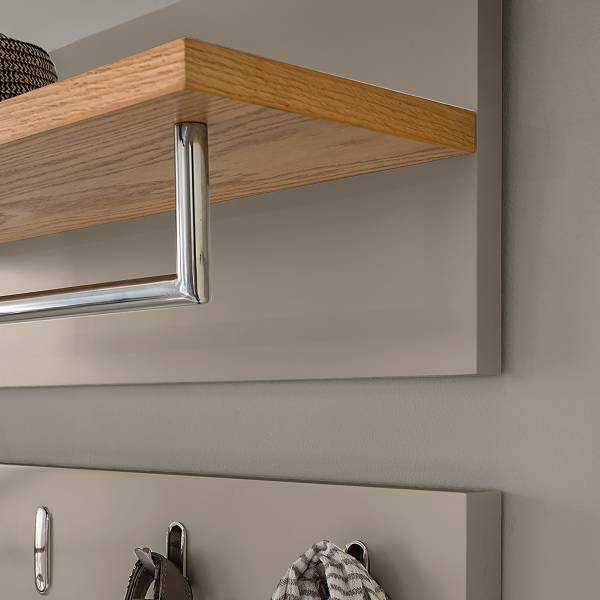 Wandgarderobe LINDHOLM - Taupe