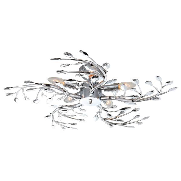 Deckenleuchte Flash - Acrylglas / Eisen - 5-flammig