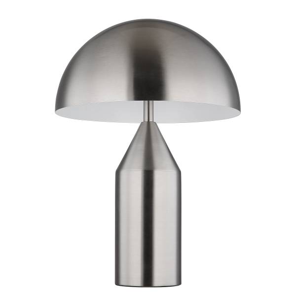 Tischleuchte Atoma - Eisen - 2-flammig - Silber