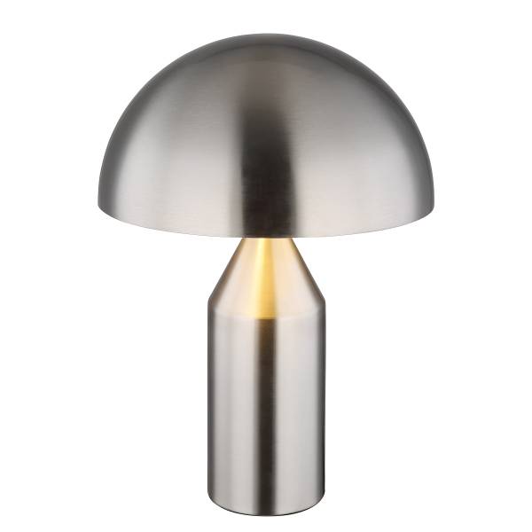Tischleuchte Atoma - Eisen - 2-flammig - Silber