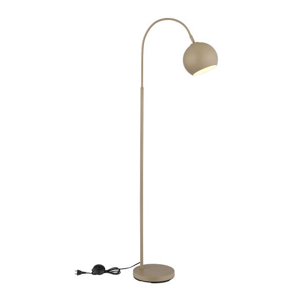 Stehleuchte Benno - Eisen - 1-flammig - Beige