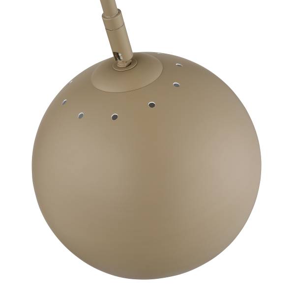 Stehleuchte Benno - Eisen - 1-flammig - Beige