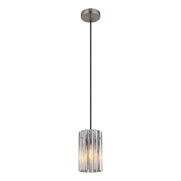 Pendelleuchte Cayden Typ C - Klarglas / Eisen - 1-flammig