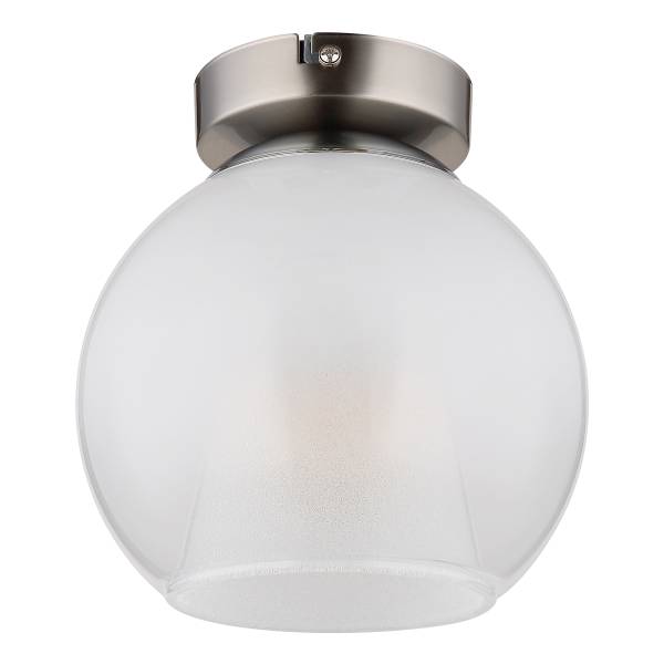 Deckenleuchte Barry Typ D - Opalglas / Eisen - 1-flammig