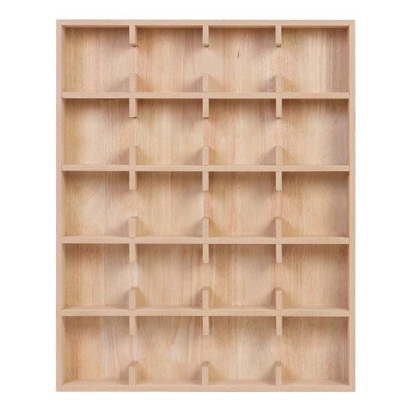 Furniertes Tassenregal SONDEY Typ B - Höhe: 79 cm