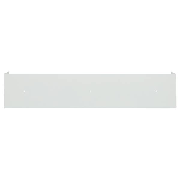 Wandboard Beikou Typ A - Echtholzfurnier - Tanne - Weiß - 60 x 12 cm - 1er Set