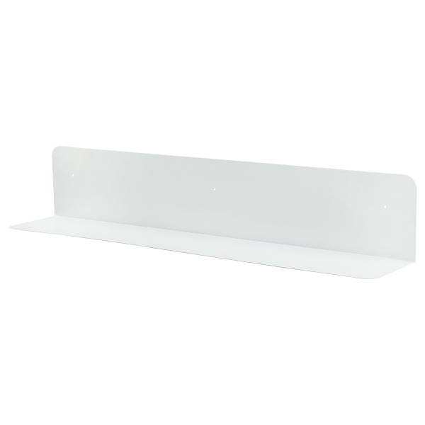 Wandboard Beikou Typ B - Metall - Weiß - 80 x 15 cm - 1er Set