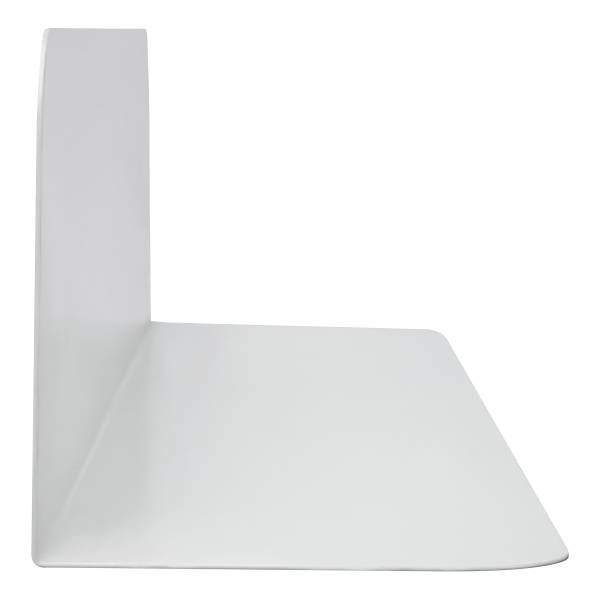 Wandboard Beikou Typ B - Metall - Weiß - 80 x 15 cm - 1er Set