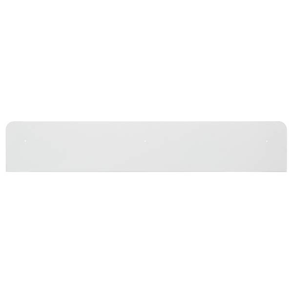 Wandboard Beikou Typ B - Metall - Weiß - 80 x 15 cm - 1er Set