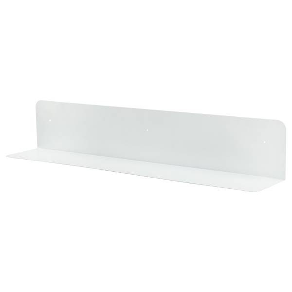 Wandboard Beikou Typ B - Metall - Weiß - 100 x 18 cm