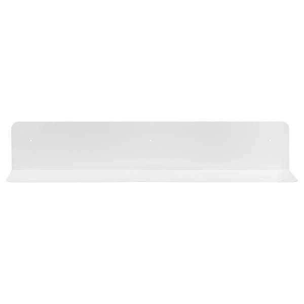Wandboard Beikou Typ B - Metall - Weiß - 100 x 18 cm