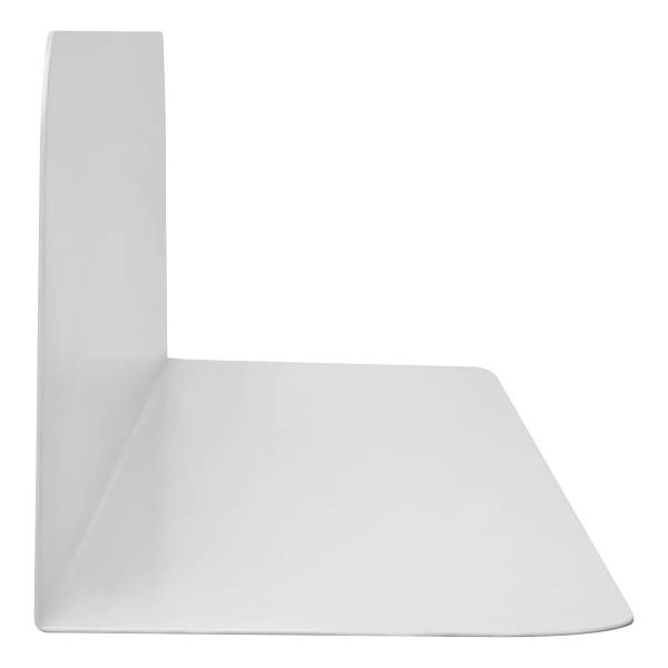Wandboard Beikou Typ B - Metall - Weiß - 100 x 18 cm