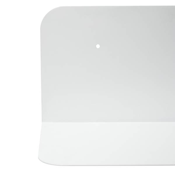 Wandboard Beikou Typ B - Metall - Weiß - 100 x 18 cm