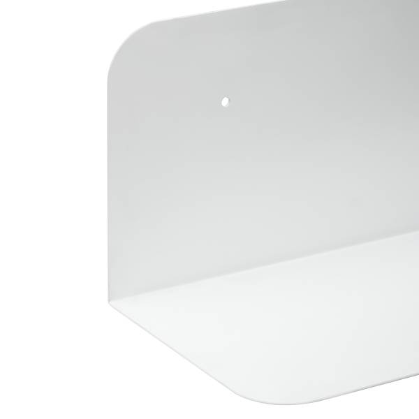 Wandboard Beikou Typ B - Metall - Weiß - 100 x 18 cm