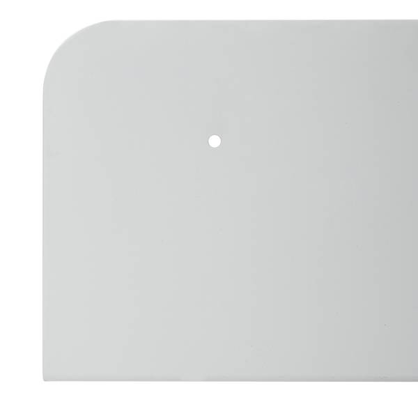 Wandboard Beikou Typ B - Metall - Weiß - 100 x 18 cm