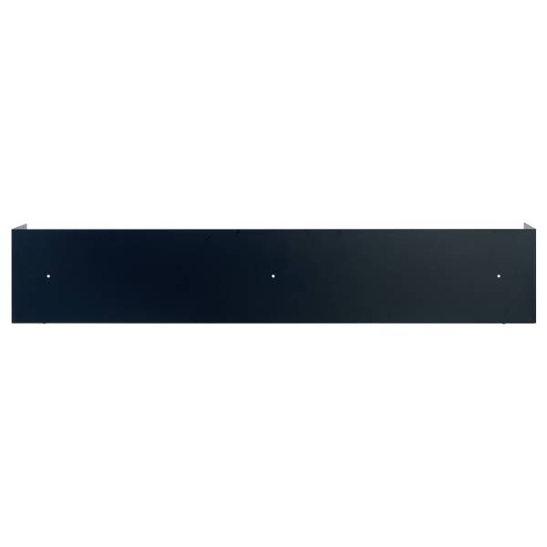 Wandboard Beikou Typ A - Echtholzfurnier - Tanne - Schwarz - 100 x 18 cm - 1er Set