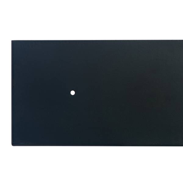 Wandboard Beikou Typ A - Echtholzfurnier - Tanne - Schwarz - 100 x 18 cm - 1er Set