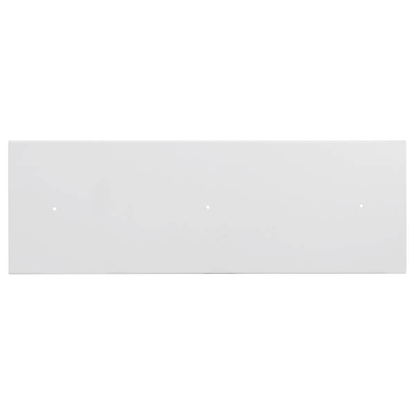 Wandboard Beikou - halbrund - Metall - Weiß