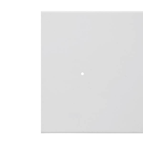 Wandboard Beikou - halbrund - Metall - Weiß