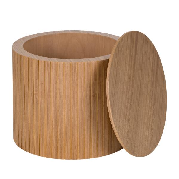 Couchtisch Moween 2er-Set - Echtholzfurnier - Esche Hell