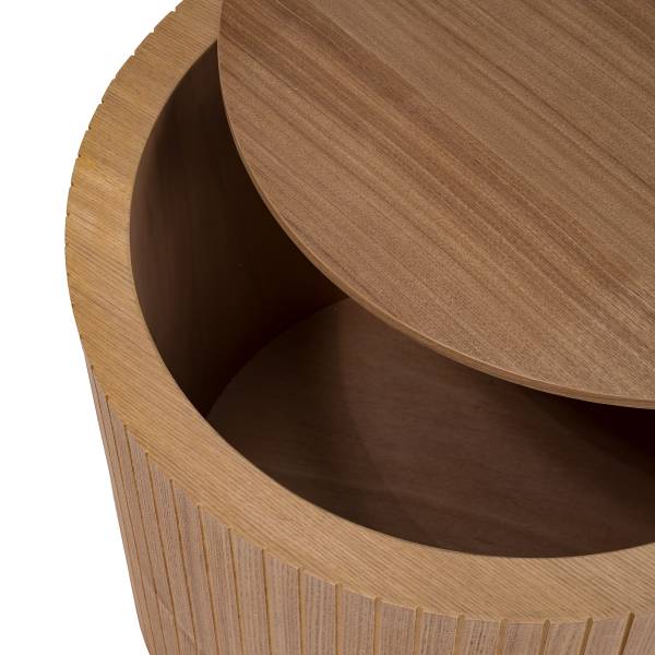 Couchtisch Moween 2er-Set - Echtholzfurnier - Esche Hell