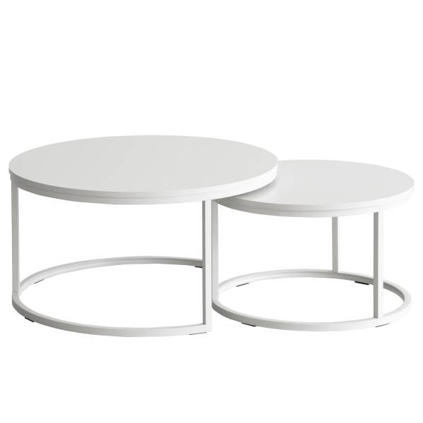 Couchtisch Hickry 2er-Set - Kaschmir