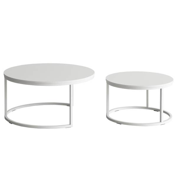 Couchtisch Hickry 2er-Set - Kaschmir