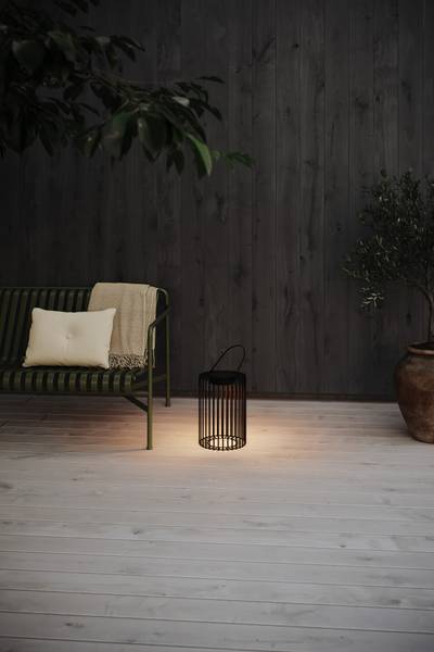 LED-Solarlaterne Cavia - Eisen - 1-flammig - Schwarz