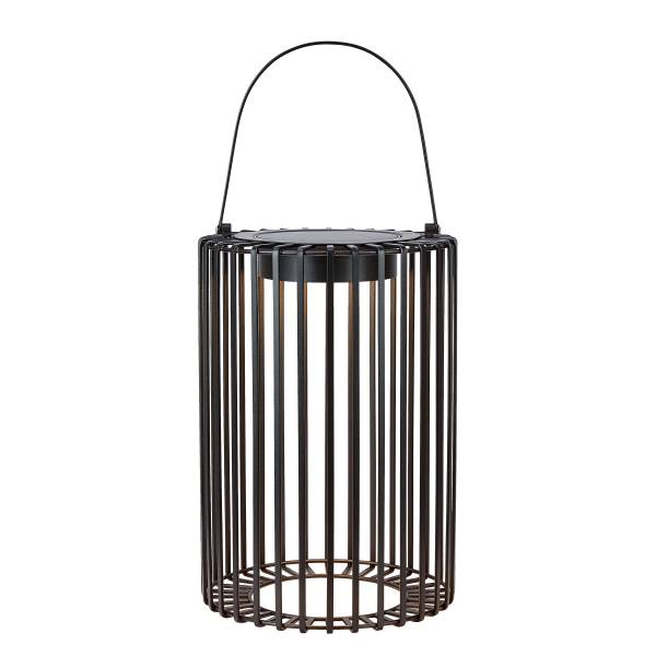 LED-Solarlaterne Cavia - Eisen - 1-flammig - Schwarz