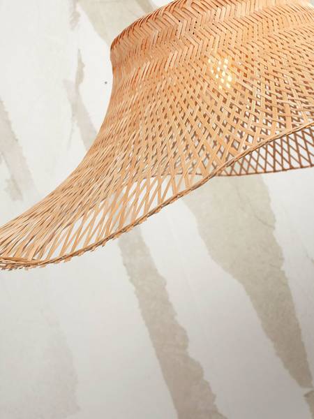Deckenleuchte Ibiza Typ A - Bambus - 1-flammig - Beige