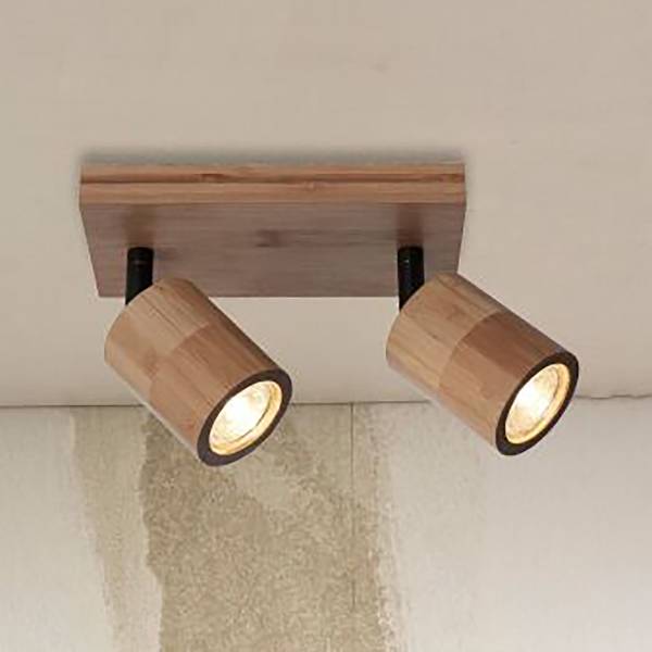 Deckenleuchte Java Typ A - Bambus - 2-flammig - Beige