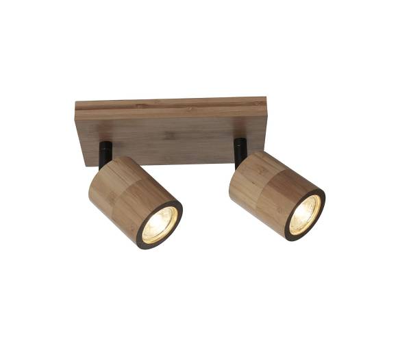 Deckenleuchte Java Typ A - Bambus - 2-flammig - Beige