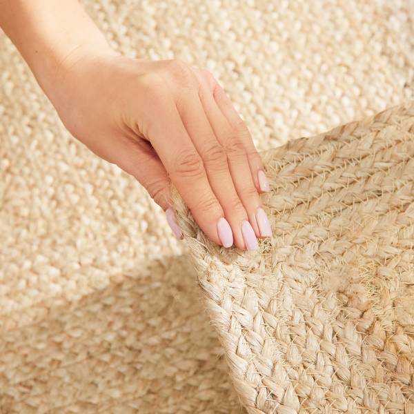 Juteteppich Sharmila - Jute - Beige - 60 x 90 cm