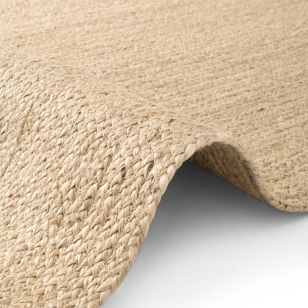 Juteteppich Sharmila - Jute - Beige - 60 x 90 cm