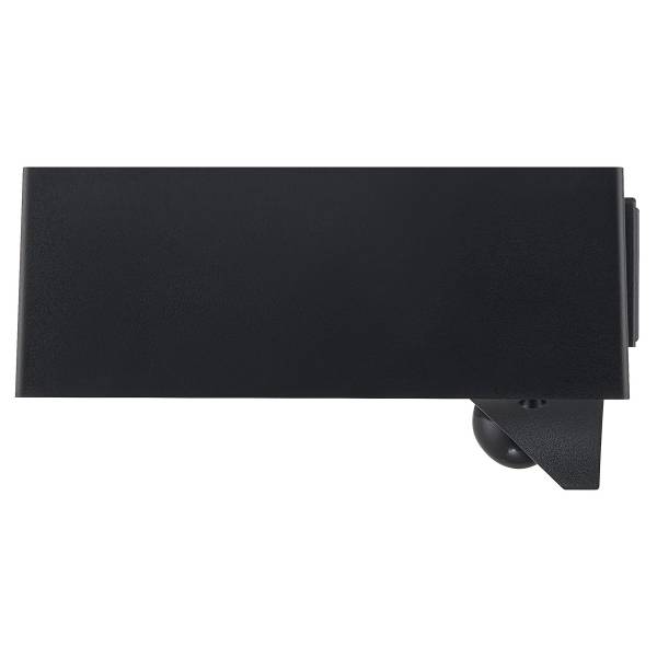Solar-Wandleuchte Monay Typ B - Schwarz - Polycarbonat - 22 x 7 x 14 cm