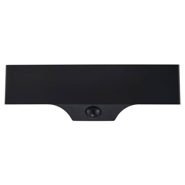 Solar-Wandleuchte Monay Typ B - Schwarz - Polycarbonat - 22 x 7 x 14 cm