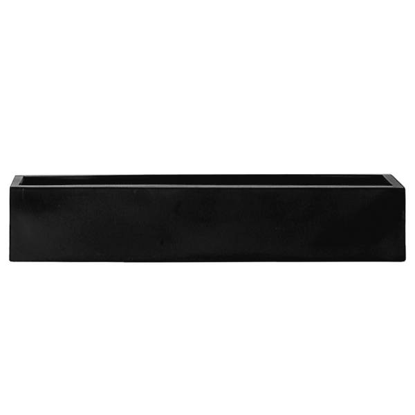 Outdoor Pflanztopf Oskop - Schwarz - 100 x 17 cm
