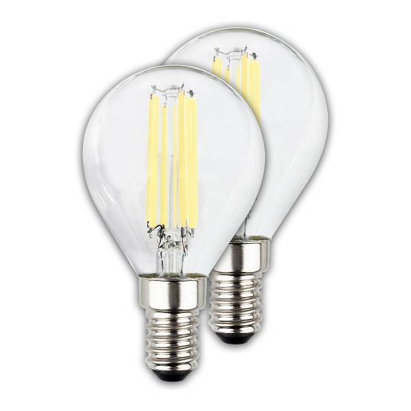 Leuchtmittel Bulba Typ E 2er-Set - Klarglas - Transparent