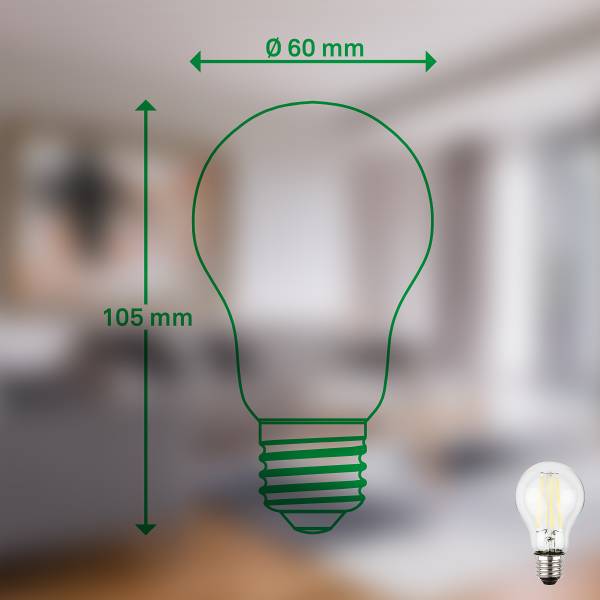Leuchtmittel Bulba Typ B 2er-Set - Klarglas - Transparent